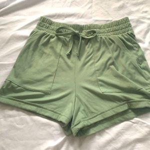 Mint green, medium shorts